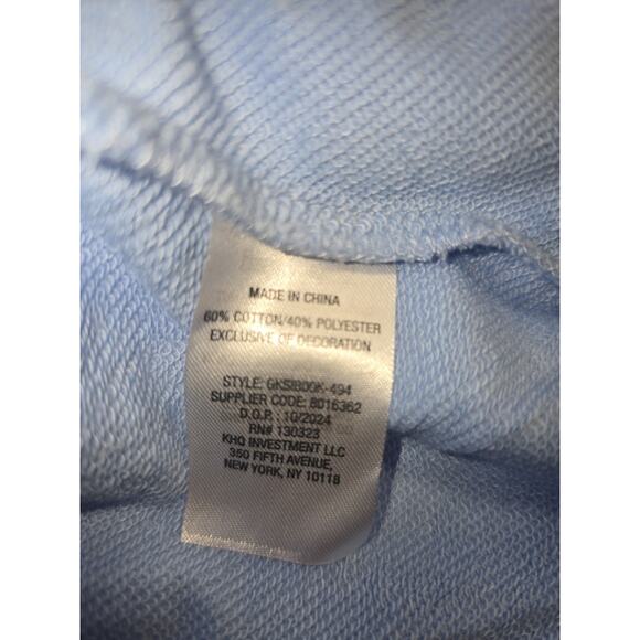 NWT Boys Blue GAP Full Zip Hoodie Jacket Small 6/7 6550 - Picture 5 of 6